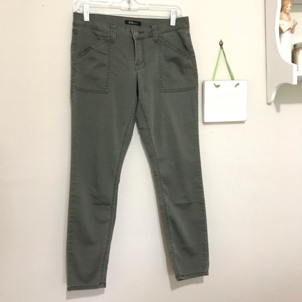 ‘STS Blue’ Olive Skinny Ankle Jeans